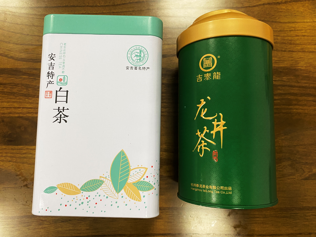 安吉白茶特產(chǎn)和杭州龍井茶